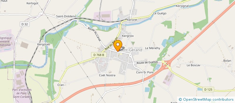 localisation de l'entreprise DREYMAN  SAINT-GERAND-CROIXANVEC