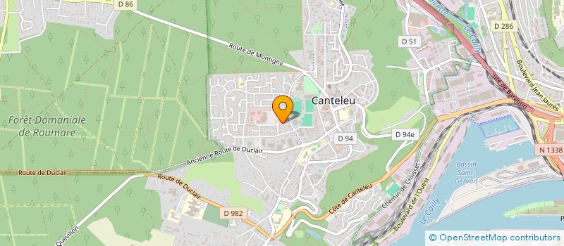 localisation de l'entreprise DREYNE à CANTELEU