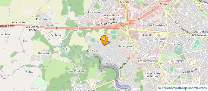 localisation de l'entreprise DREZEN BERCEGEAY INDIVISION à VANNES