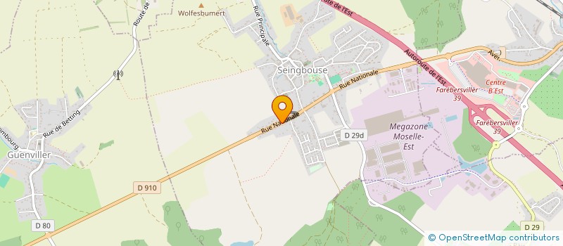 localisation de l'entreprise DREZOC  SEINGBOUSE