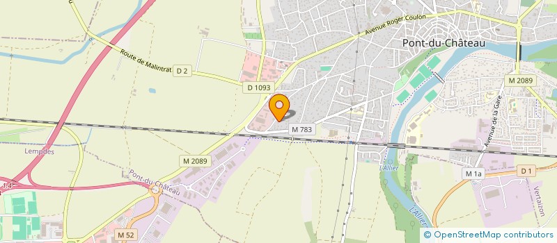 localisation de l'entreprise DRF  PONT-DU-CHATEAU