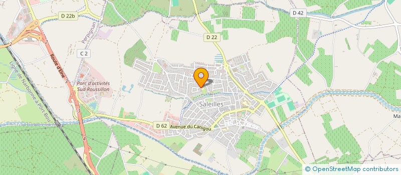 localisation de l'entreprise DRF IMMO  SALEILLES