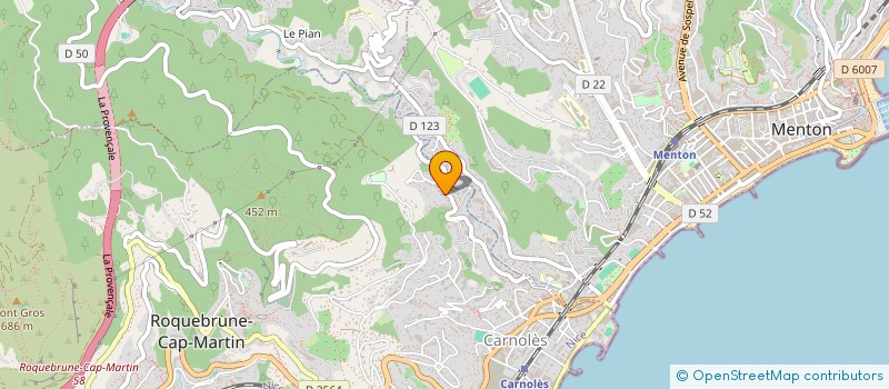 localisation de l'entreprise DRG à ROQUEBRUNE-CAP-MARTIN