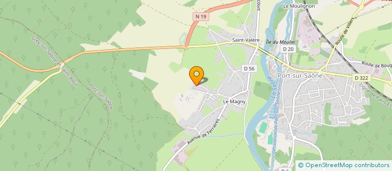 localisation de l'entreprise DRG  PORT-SUR-SAONE