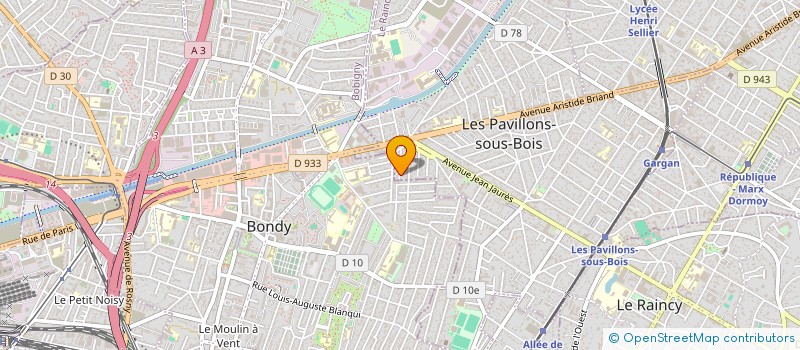 localisation de l'entreprise DRG CONSTRUCTIONS à LES PAVILLONS-SOUS-BOIS