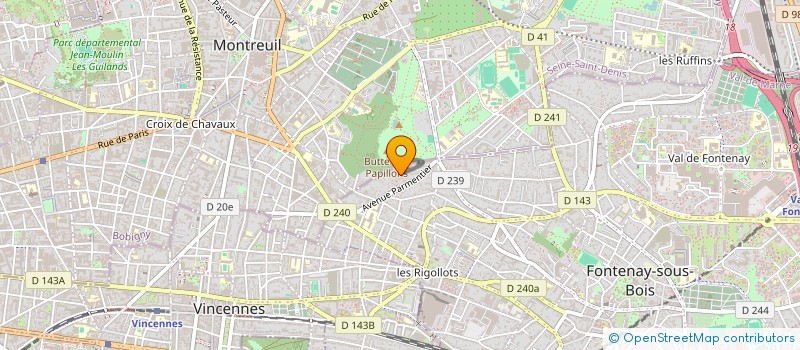 localisation de l'entreprise DRG INFORMATIQUE à FONTENAY-SOUS-BOIS