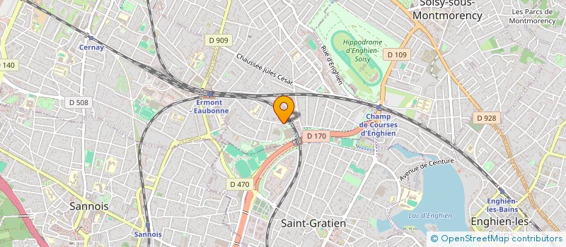 localisation de l'entreprise DRG JARDINS à EAUBONNE