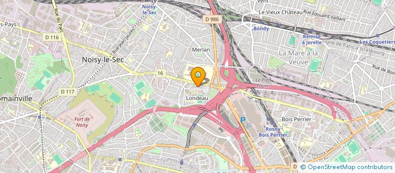 localisation de l'entreprise DRG TRANSPORTS à NOISY-LE-SEC