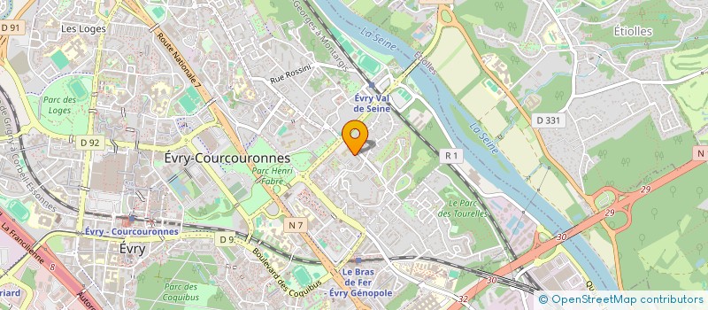 localisation de l'entreprise DRGABRIELKNAFO à EVRY-COURCOURONNES