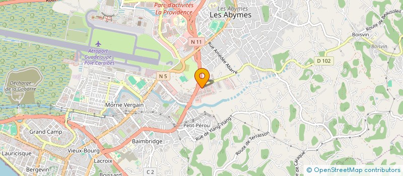 localisation de l'entreprise DRGSP à LES ABYMES