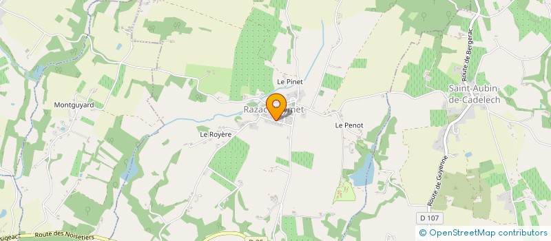 localisation de l'entreprise DRH AVENIR  RAZAC-D'EYMET