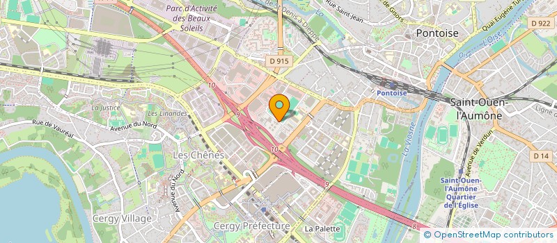 localisation de l'entreprise DRH / DROIT INSTITUT CONSEIL ET EXPERTISE à PONTOISE