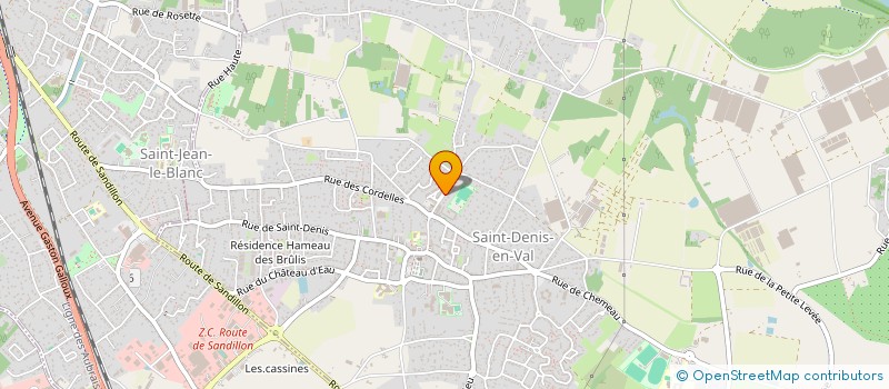 localisation de l'entreprise DRH EURL à SAINT-DENIS-EN-VAL
