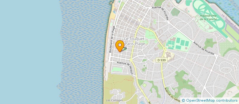 localisation de l'entreprise DRH FINANCES à LE TOUQUET-PARIS-PLAGE