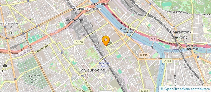 localisation de l'entreprise DRH-RSE CONSEIL  IVRY-SUR-SEINE