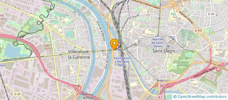 localisation de l'entreprise DRI à SAINT-DENIS