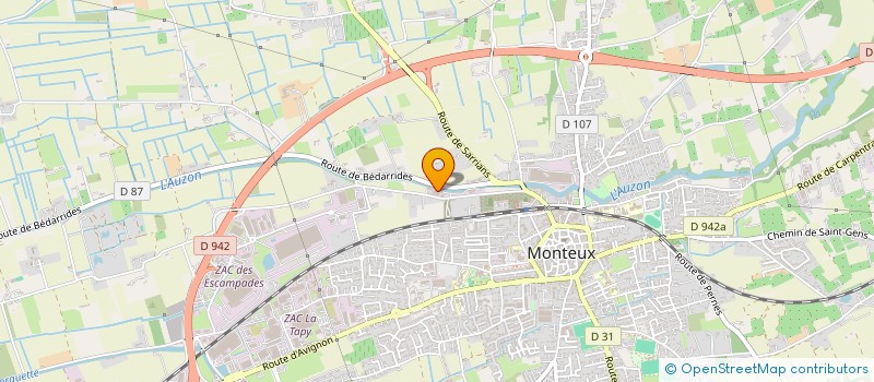 localisation de l'entreprise DRI DEVELOPPEMENT RECHERCHE INNOVATION à MONTEUX