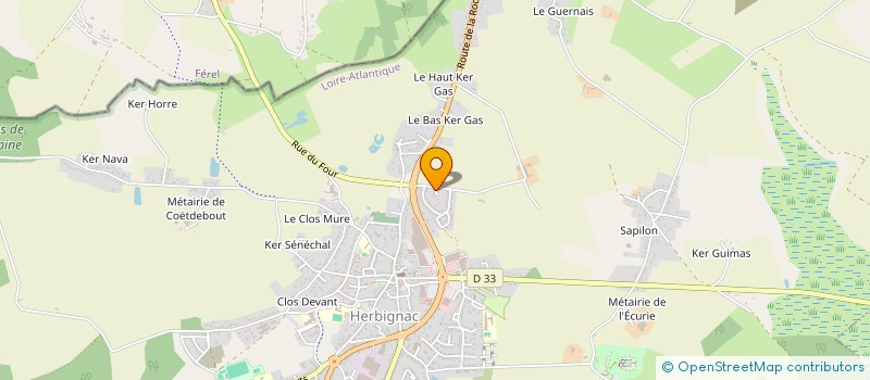 localisation de l'entreprise DRI TRAVAUX ET MAINTENANCE INDUSTRIELLE à HERBIGNAC