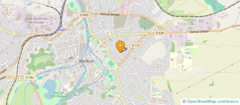 localisation de l'entreprise DRIANT à VERDUN