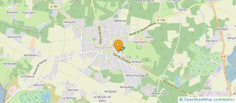 localisation de l'entreprise DRIASKER  PLOUHINEC