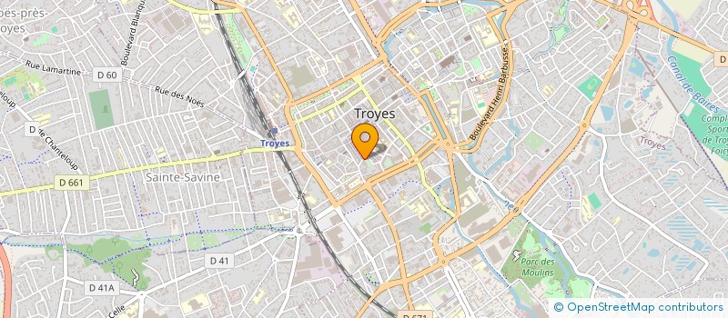 localisation de l'entreprise DRIAT - MILLERET à TROYES