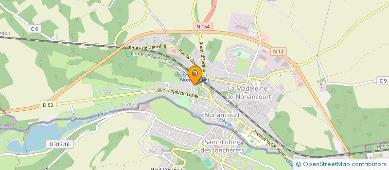 localisation de l'entreprise DRICOVIN  NONANCOURT