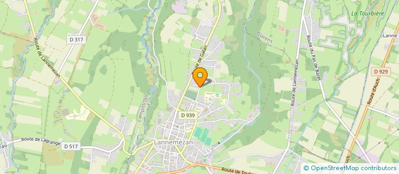 localisation de l'entreprise DRIEUX RUMEAU  LANNEMEZAN