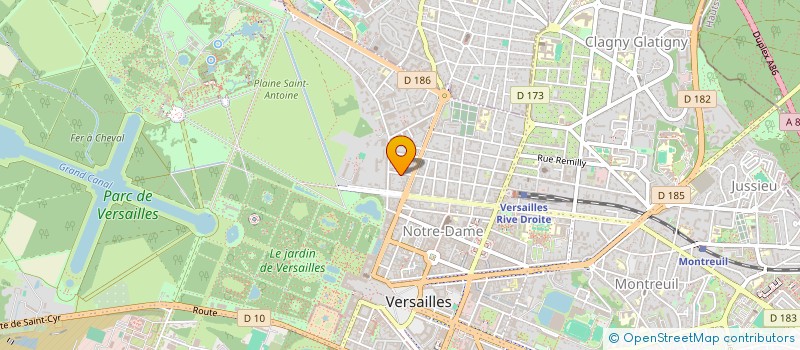 localisation de l'entreprise DRIF  VERSAILLES