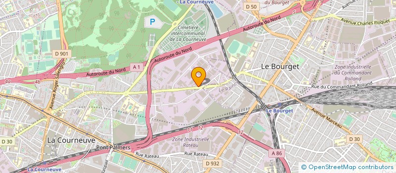 localisation de l'entreprise DRIF PRIMEURS à LA COURNEUVE