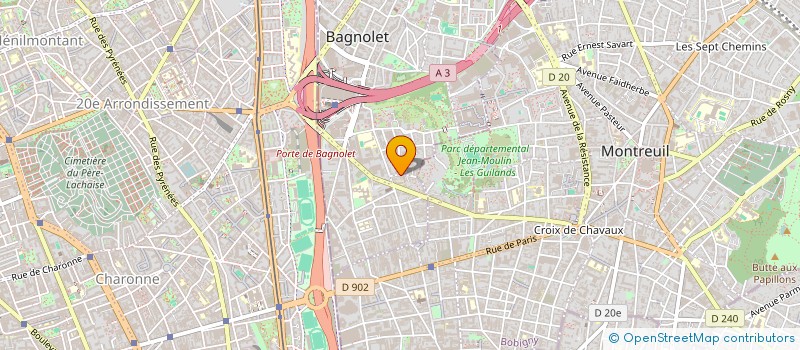 localisation de l'entreprise DRIFT AUTO RIBAS à BAGNOLET