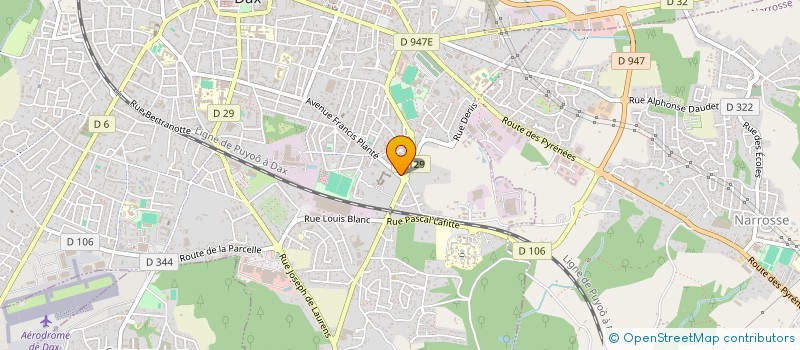 localisation de l'entreprise DRIFTLAND RACING TEAM  DAX