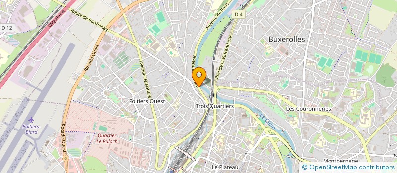 localisation de l'entreprise DRIGALL  POITIERS