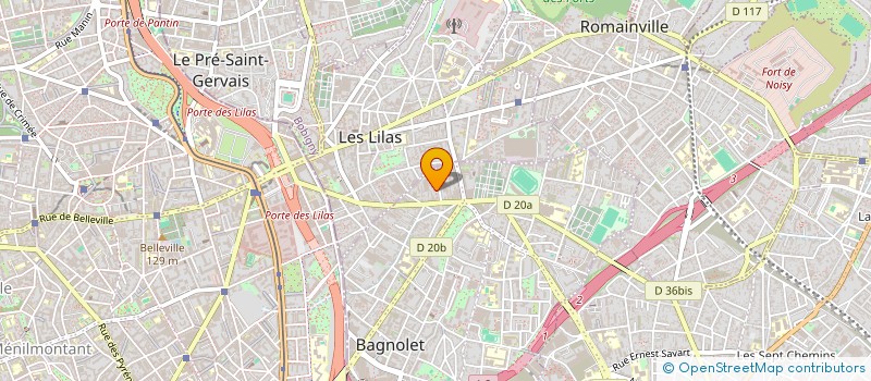 localisation de l'entreprise DRIIING à BAGNOLET