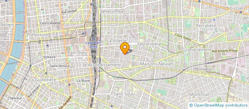 localisation de l'entreprise DRIING MUSIC à LYON