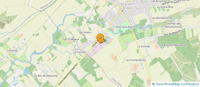 localisation de l'entreprise DRIIV'ME à CLERY-SAINT-ANDRE