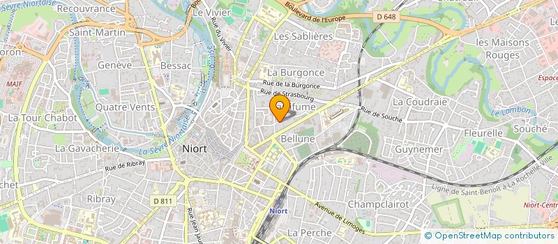 localisation de l'entreprise DRILHON INVESTISSEMENT  NIORT