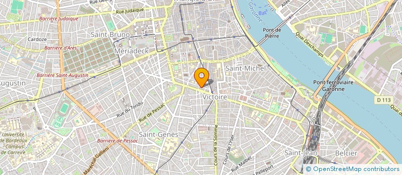 localisation de l'entreprise DRILLON GAROND ARCHITECTURE  BORDEAUX