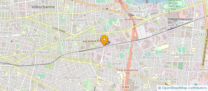 localisation de l'entreprise DRILLSCAN  VILLEURBANNE