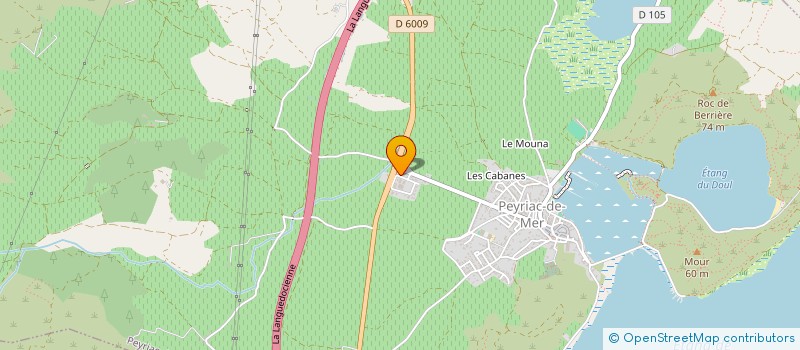 localisation de l'entreprise DRIM  PEYRIAC-DE-MER