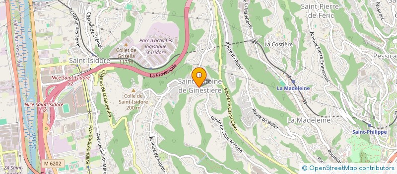 localisation de l'entreprise DRIMTIM à NICE