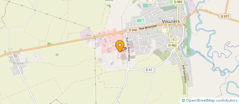 localisation de l'entreprise DRINK'S L ABREUVOIR AUX LOUPS à VOUZIERS