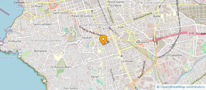 localisation de l'entreprise DRINK UP  MARSEILLE