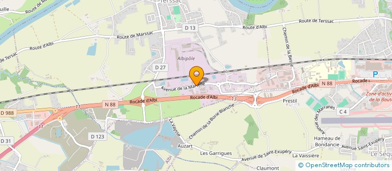 localisation de l'entreprise DRINKALIA FRANCE  TERSSAC