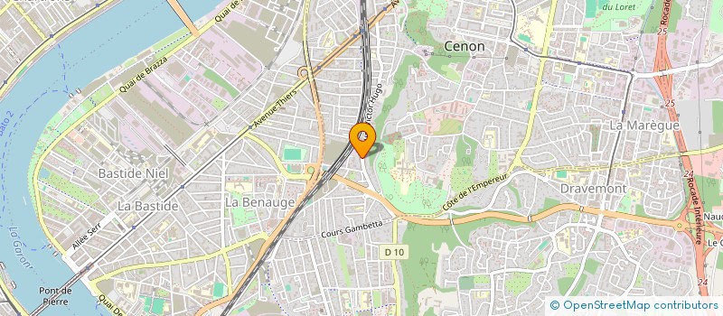 localisation de l'entreprise DRINKI  CENON