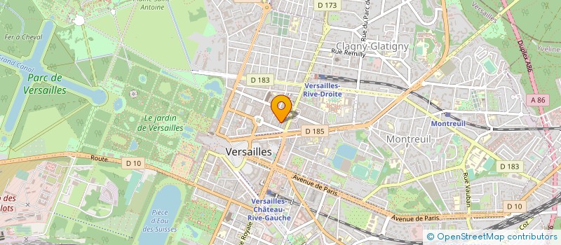localisation de l'entreprise DRINKING S.A.R.L. à VERSAILLES