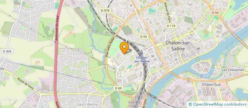 localisation de l'entreprise DRINKVISION à CHALON-SUR-SAONE