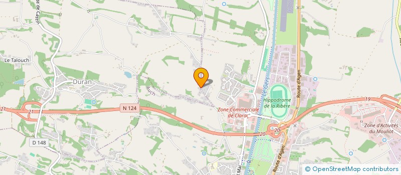 localisation de l'entreprise DRINOBAT  DURAN