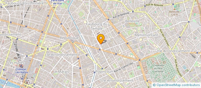 localisation de l'entreprise DRIOT à PARIS