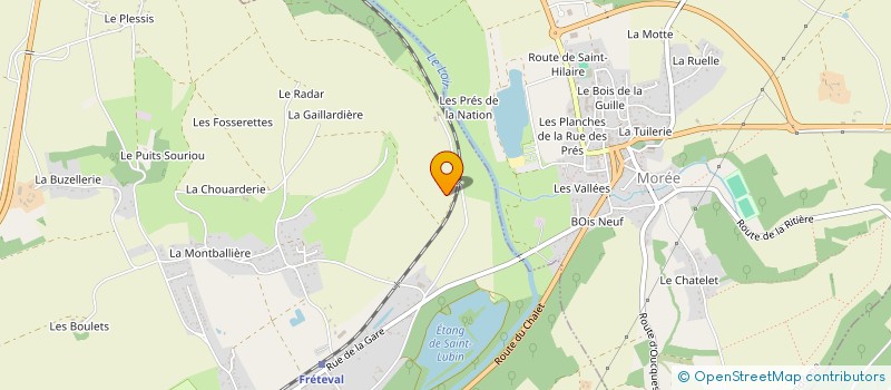 localisation de l'entreprise DRIOT SCIERIE à FRETEVAL