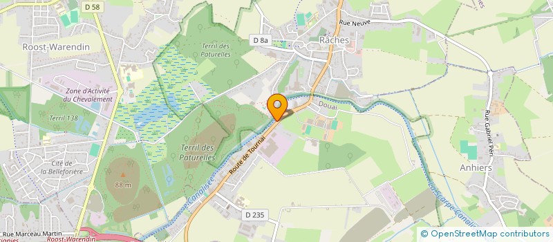 localisation de l'entreprise DRIOULD à DOUAI